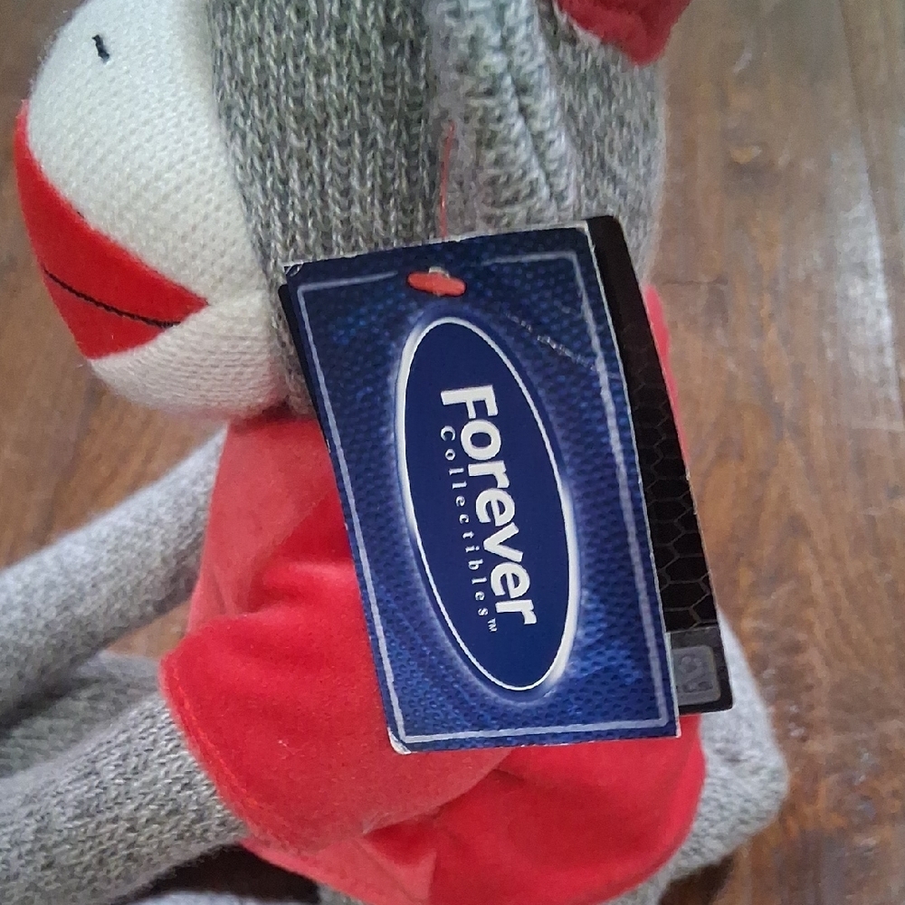 Forever Collectibles Gray and Red MLS Sock Monkey Plush - Picture 6 of 7